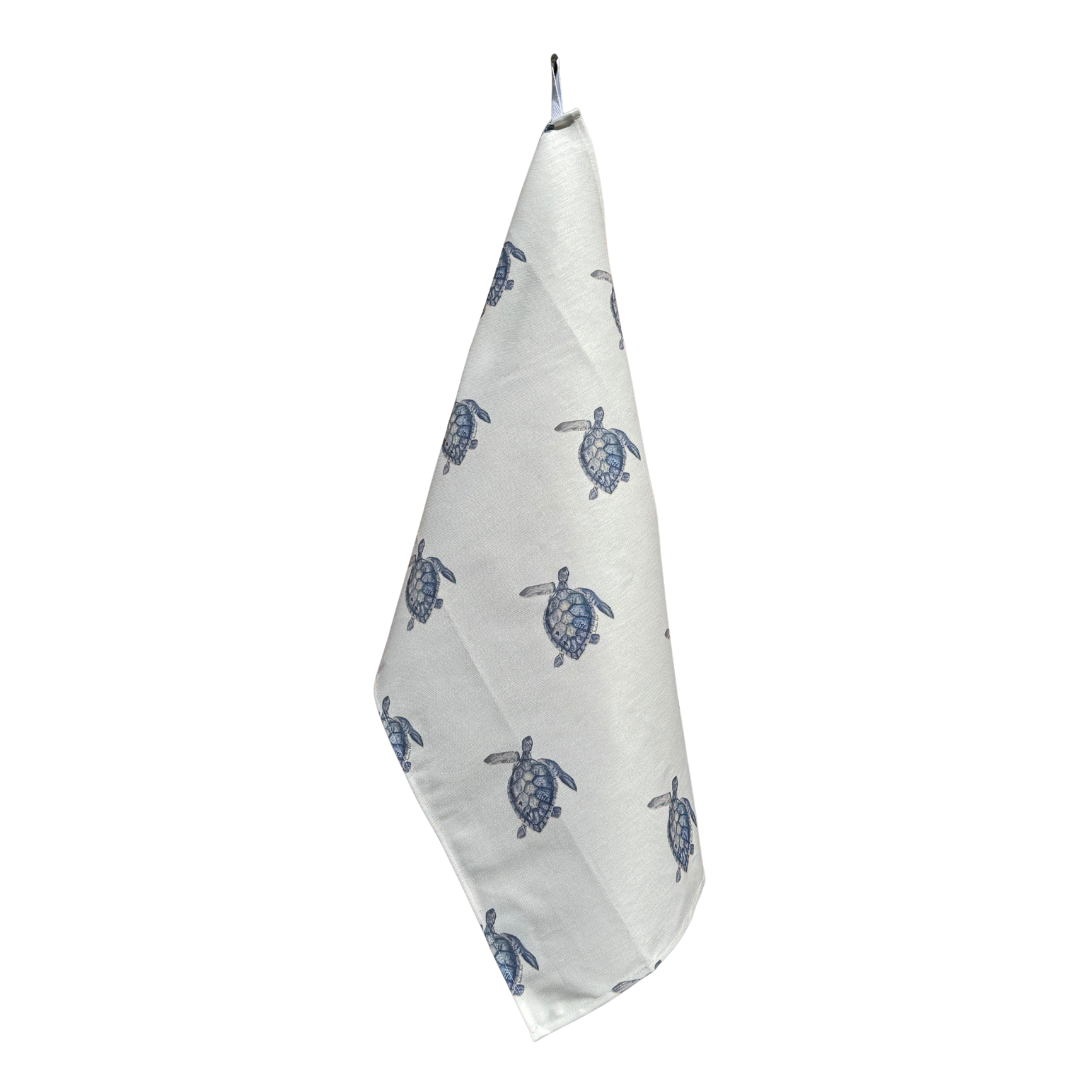Tea Towel - Sea Turtle on White
