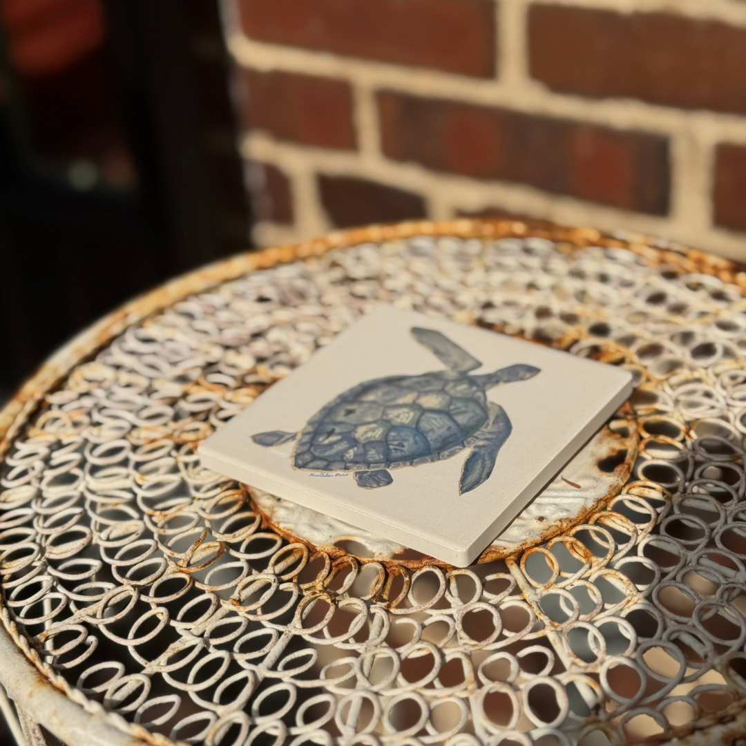Stone Coaster - Sea Turtle