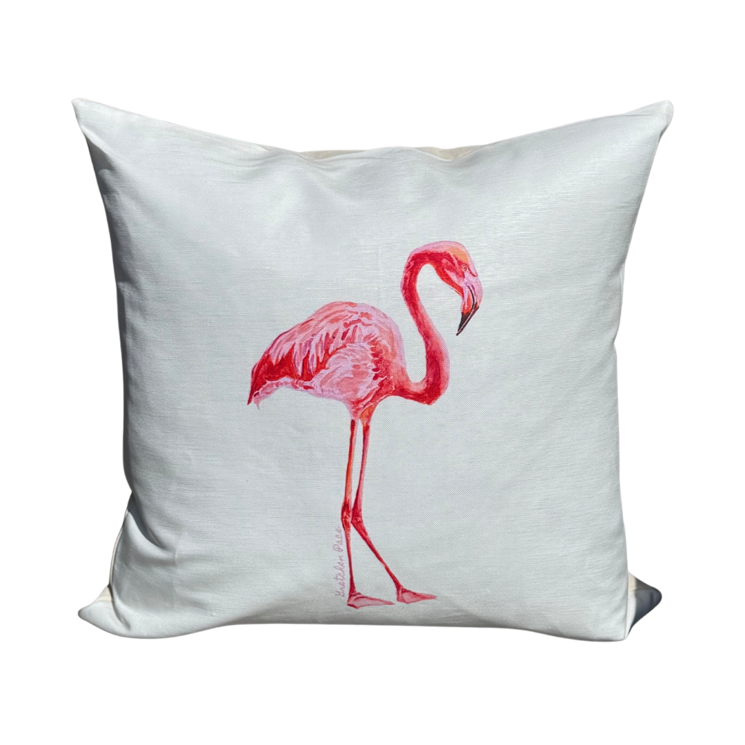 Throw Pillow - Flamingo