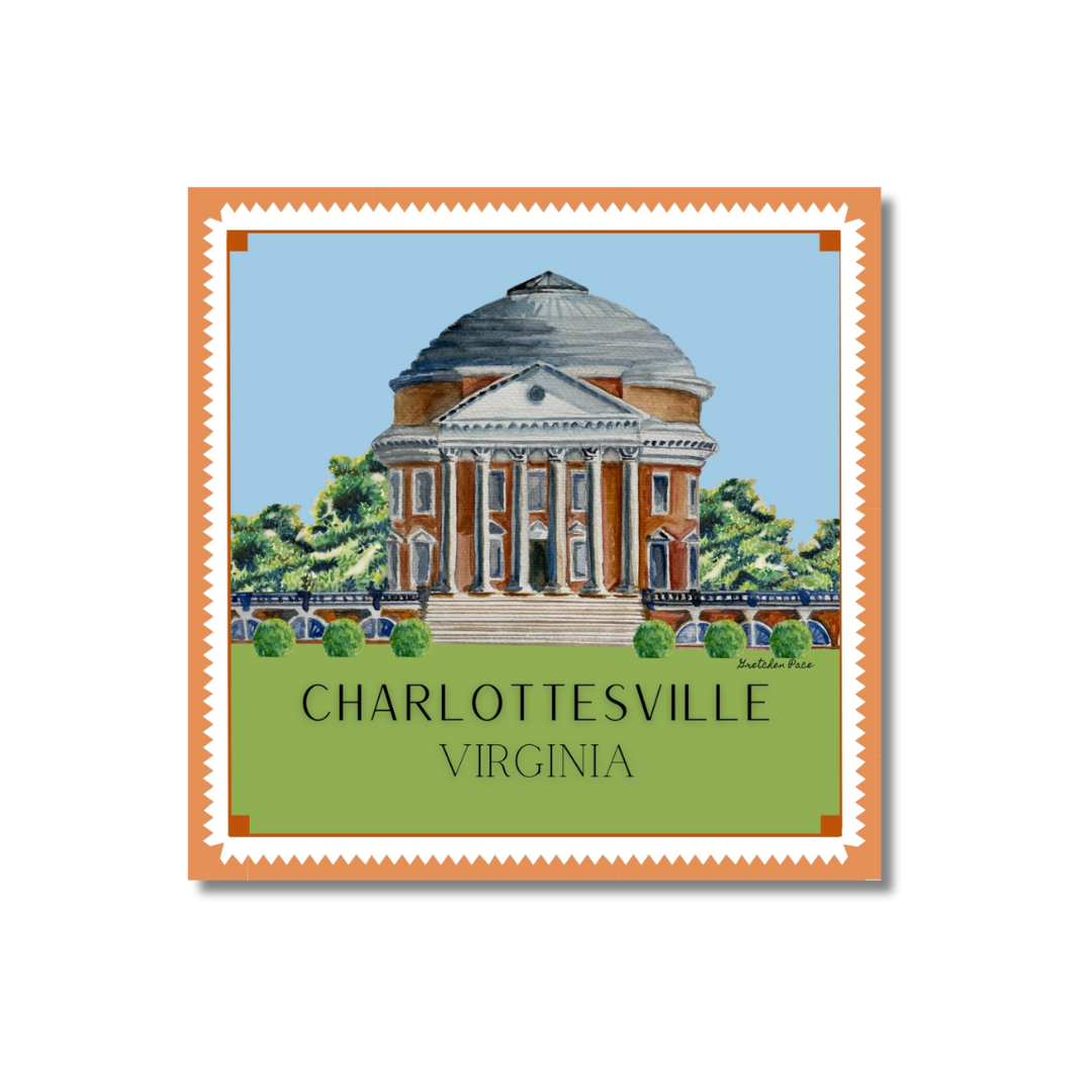 Canvas Print - Rotunda on Orange