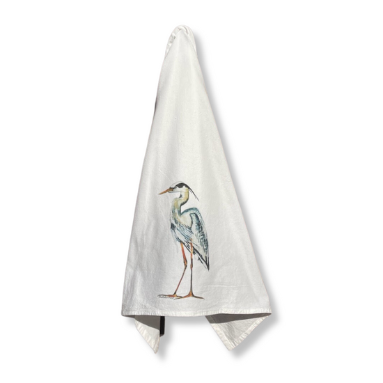 Flour Sack Towel - Heron