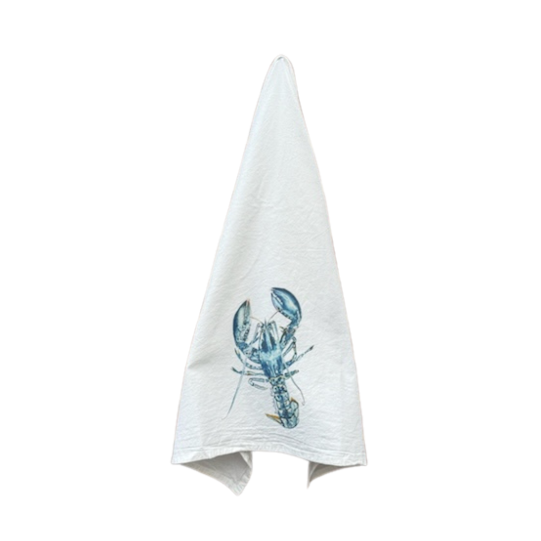 Dish Towel - Lobster on Flour Sack