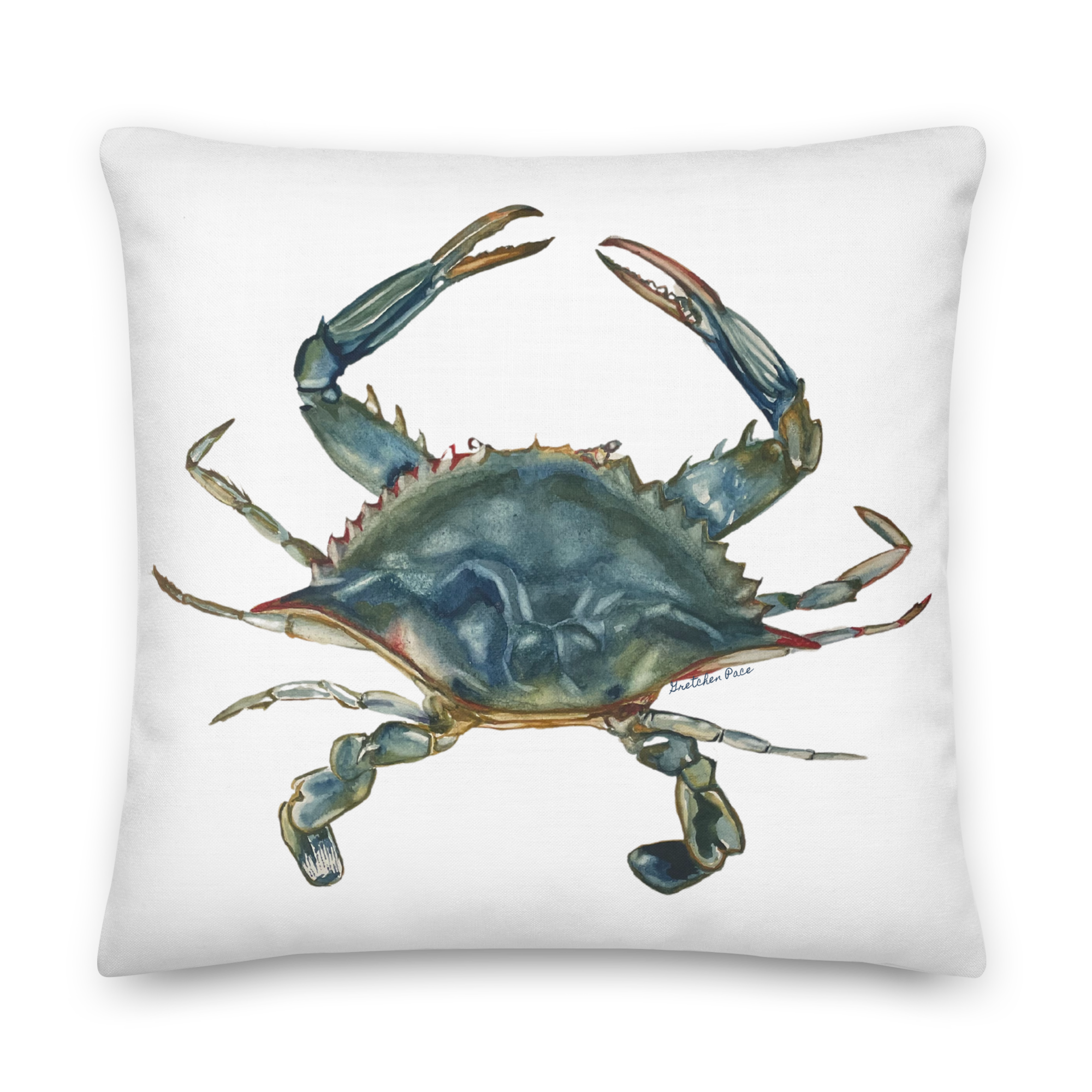 Blue hotsell crab pillow