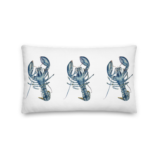 Throw Pillow - Blue Lobster