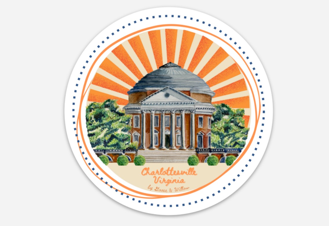 Vinyl sticker - UVA Rotunda