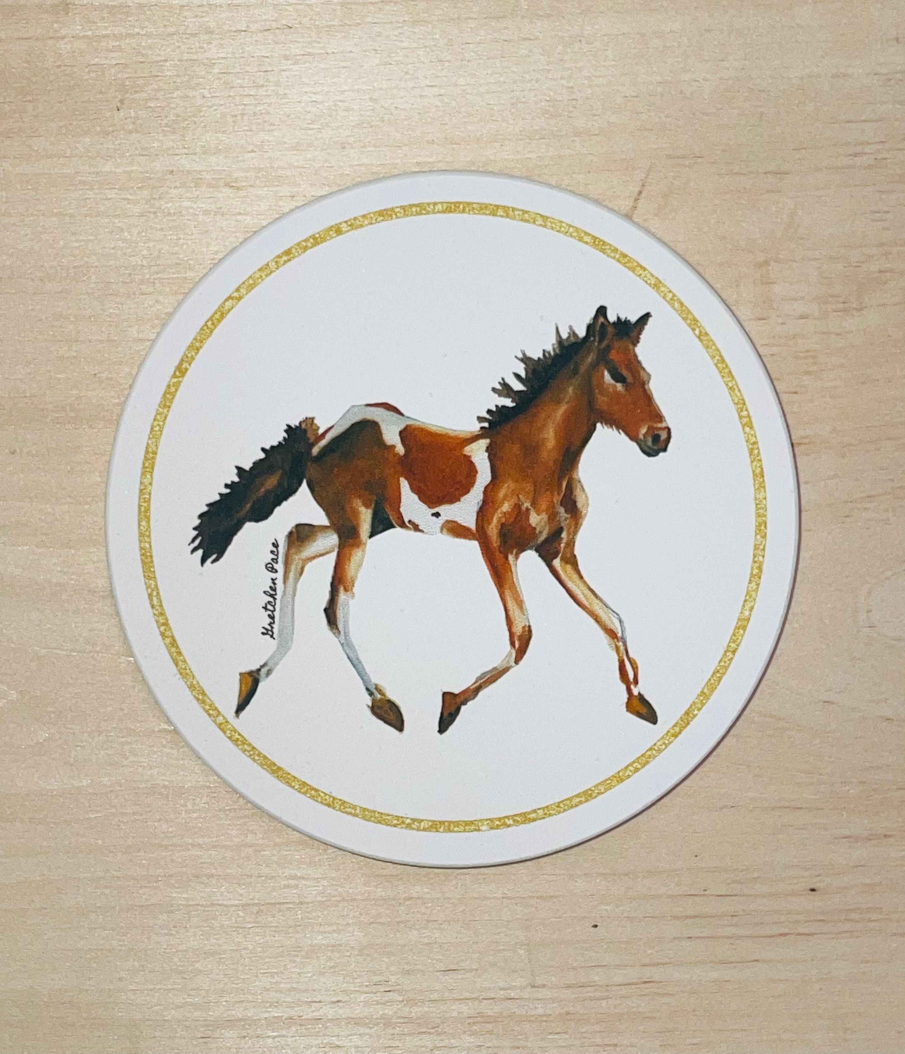 Stone Coaster - Pony (Circular)