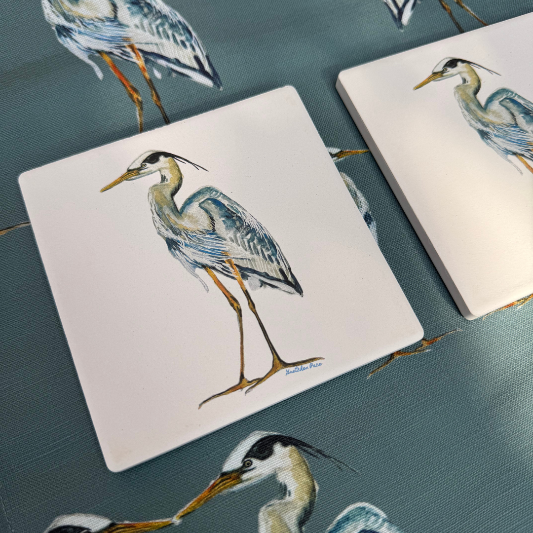 Stone Coaster - Heron