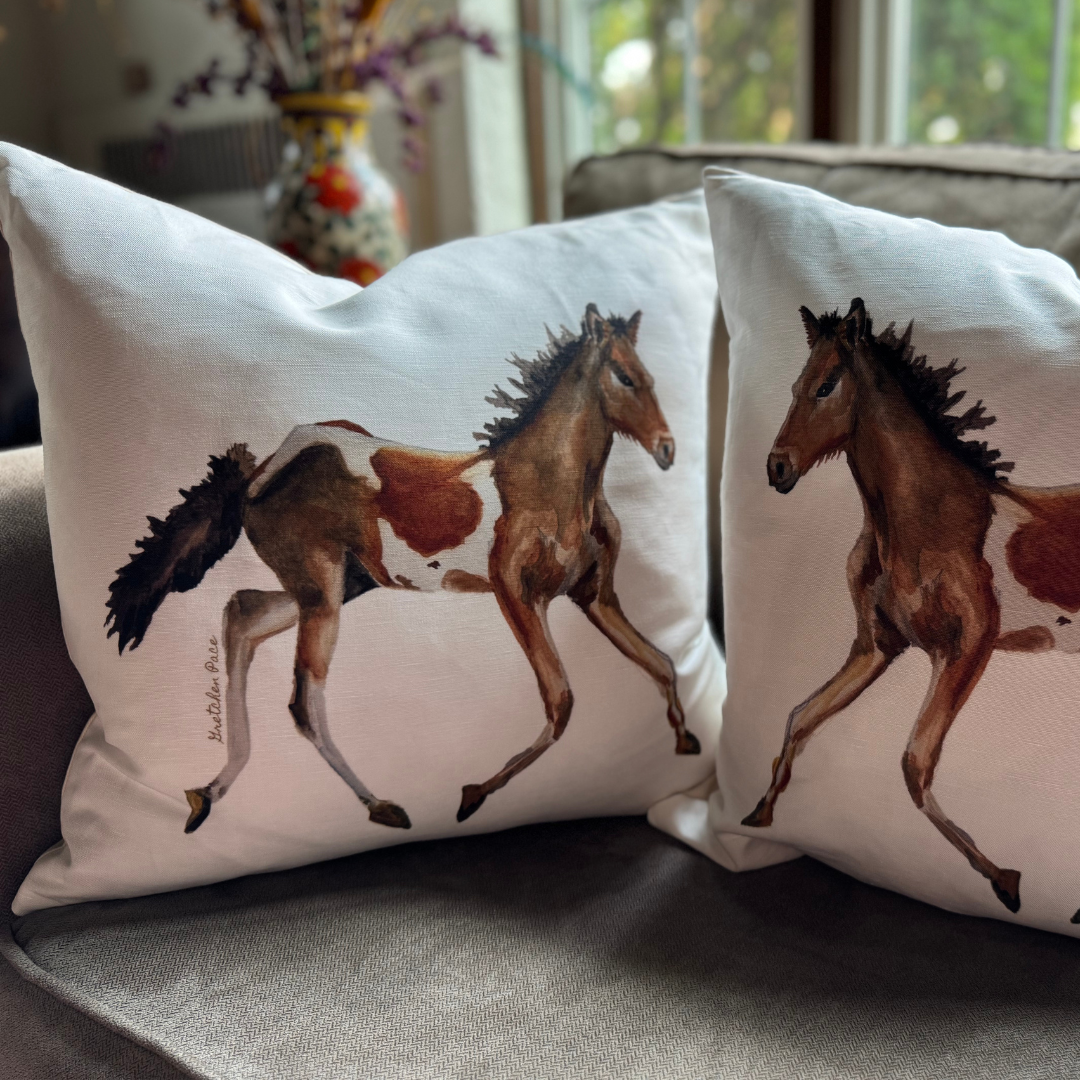 Throw Pillow - Pony