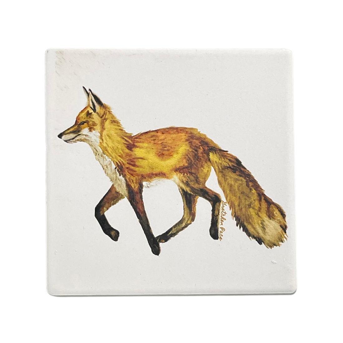 Stone Coaster - Fox (Square)