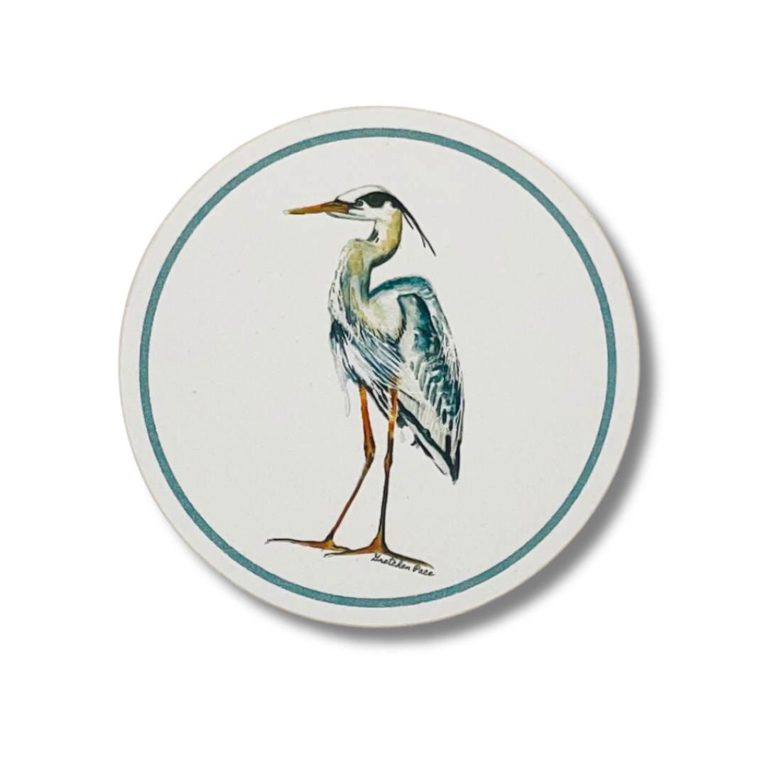 Stone Coaster - Heron