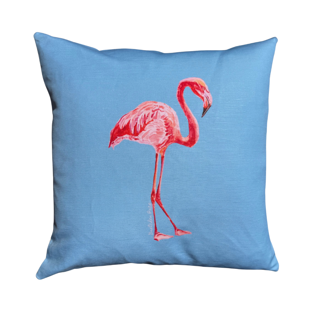Throw Pillow - Flamingo