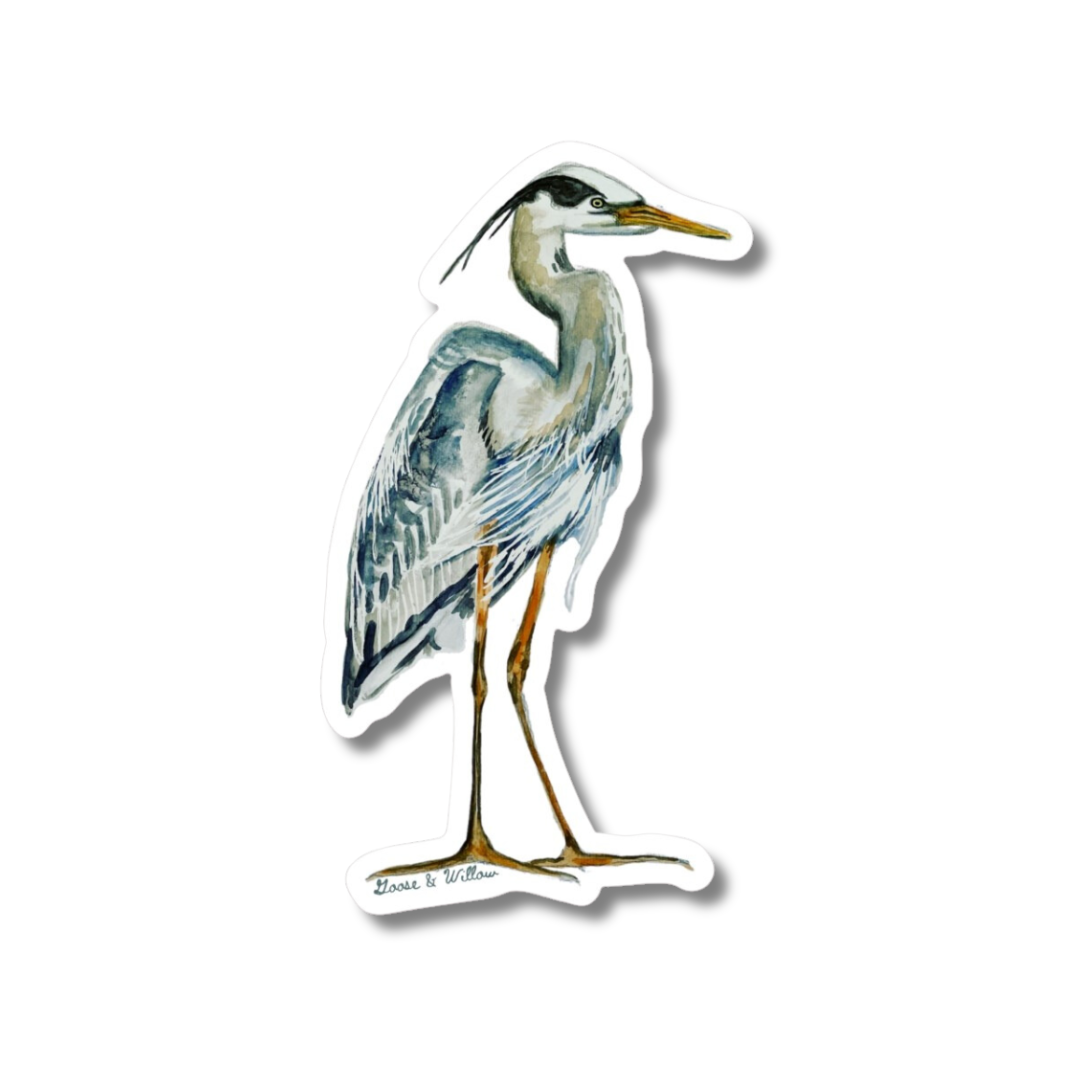 Vinyl sticker - Great Blue Heron