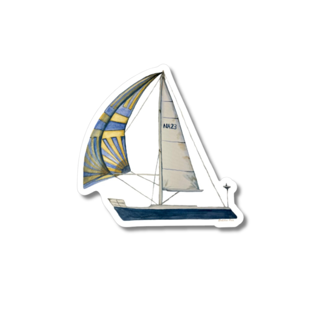 Vinyl sticker - Sailboat