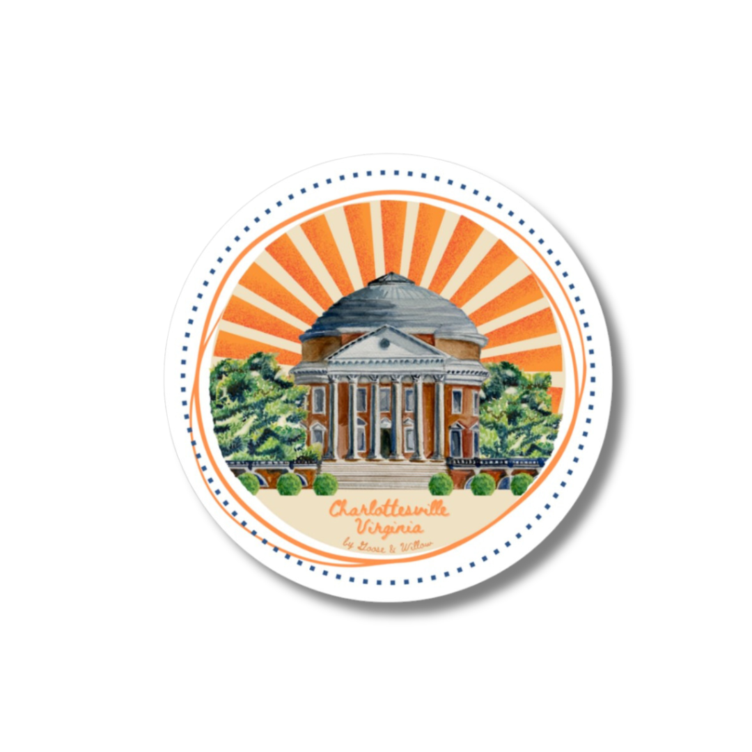 Vinyl sticker - UVA Rotunda