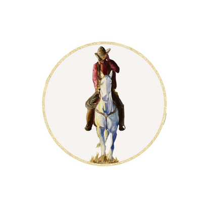 Paper Coaster Set - Cowboy