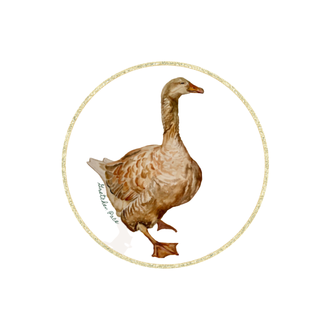 Paper Coaster Set - Goose (Set of 8)