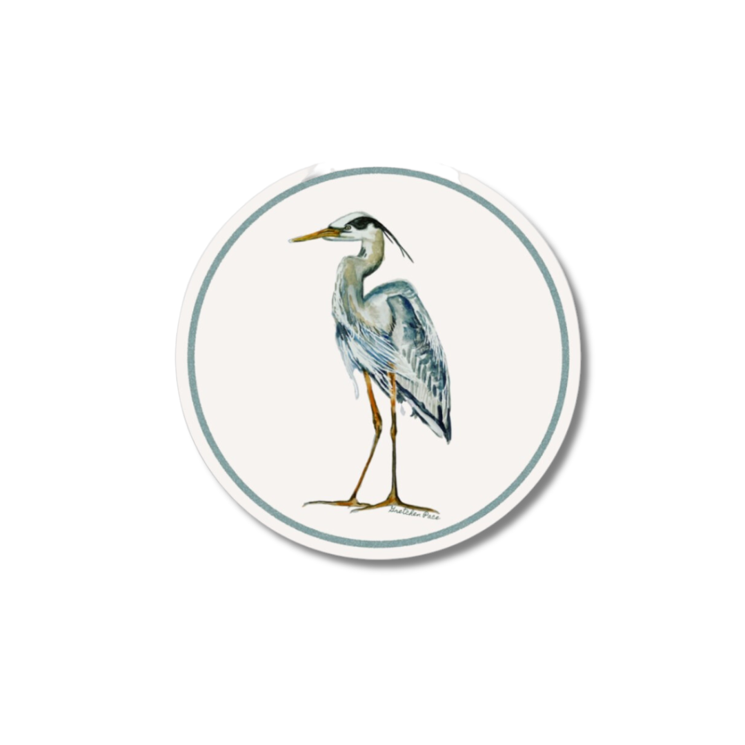 Paper Coaster Set - Heron