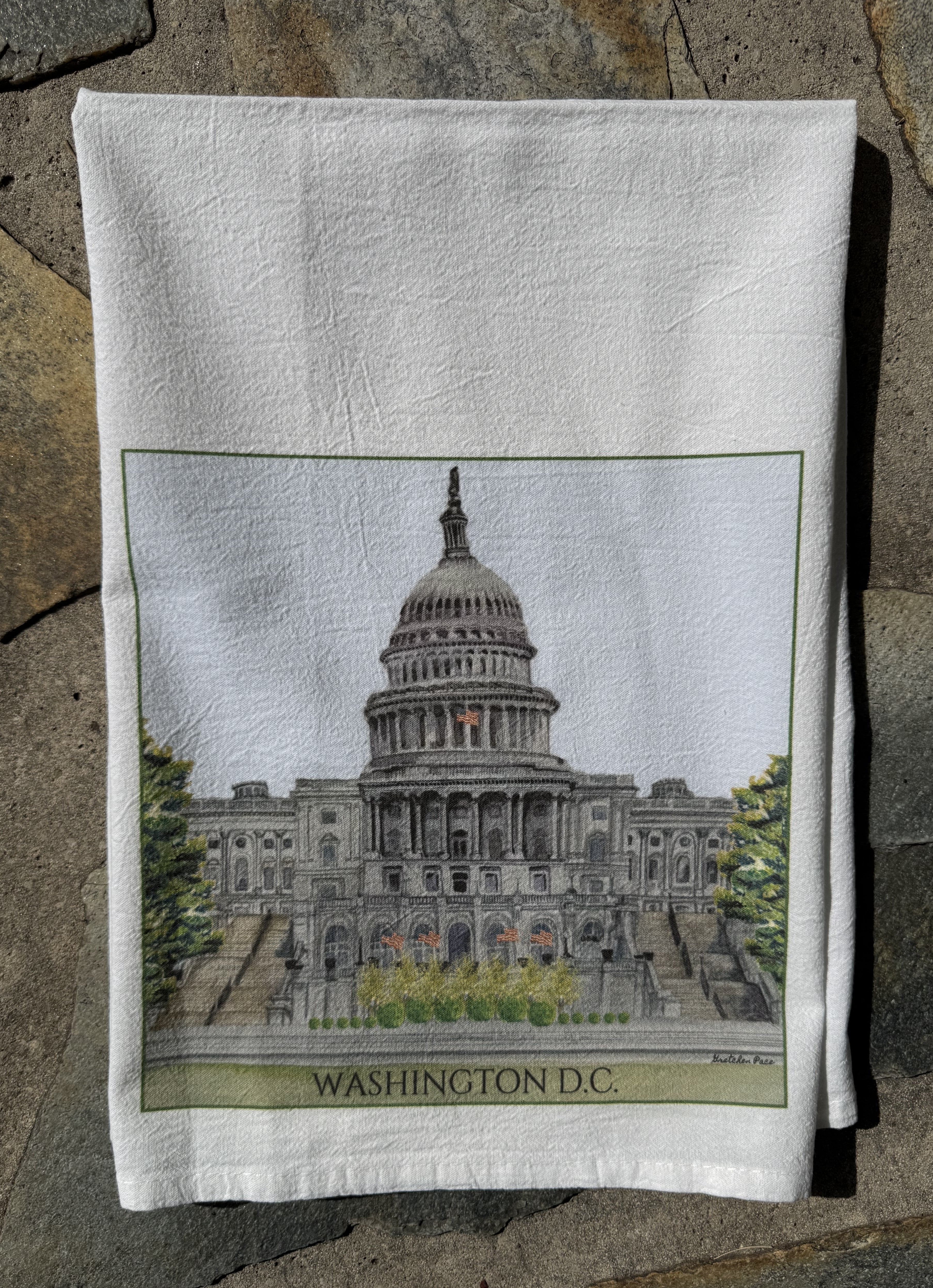 Dish Towel - US Capitol Building Washington DC
