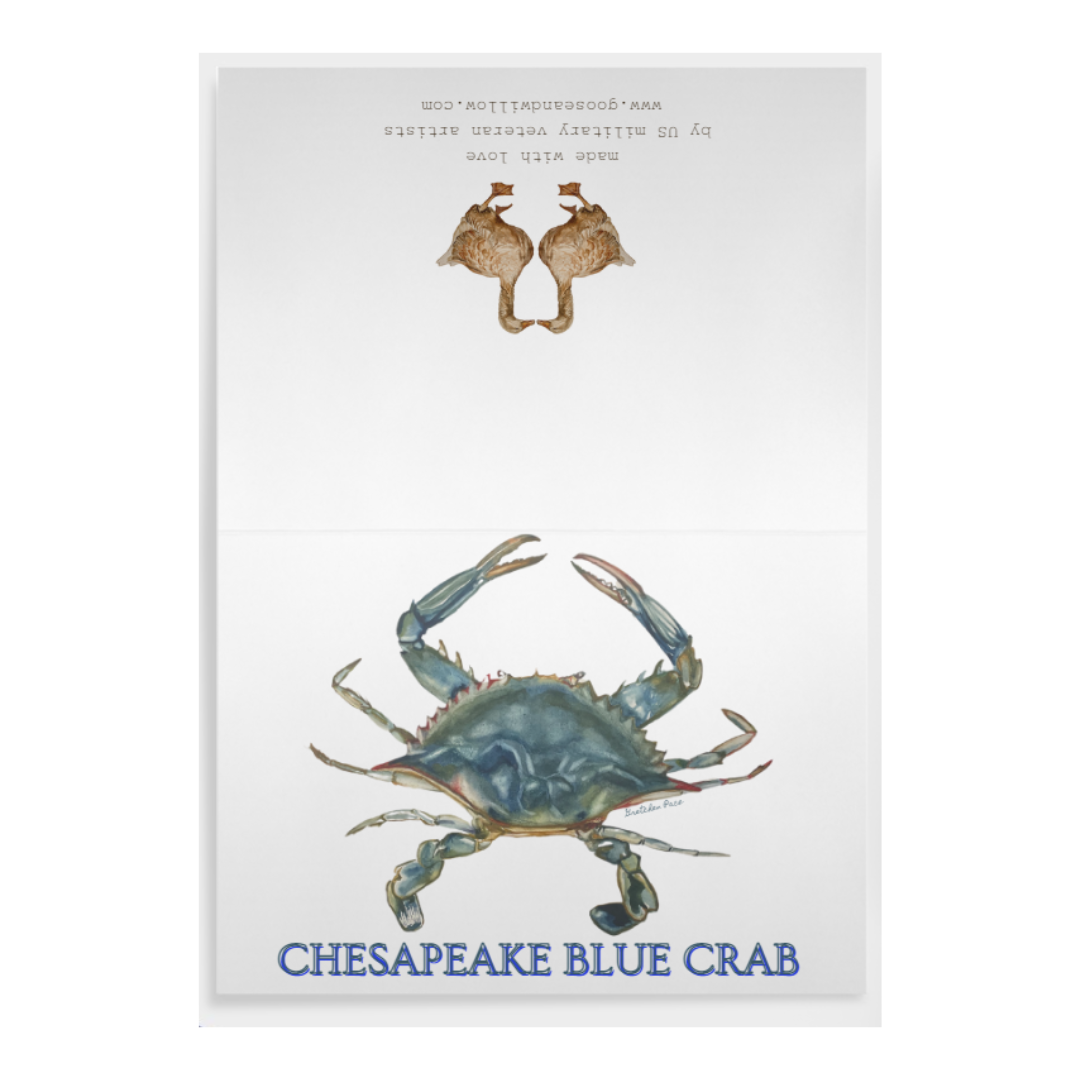 Greeting Card - Crab
