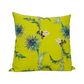 Throw Pillow - Thistle on Chartreuse
