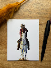 Greeting Card - Cowboy