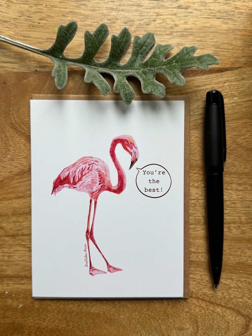 Greeting Card - Flamingo You&