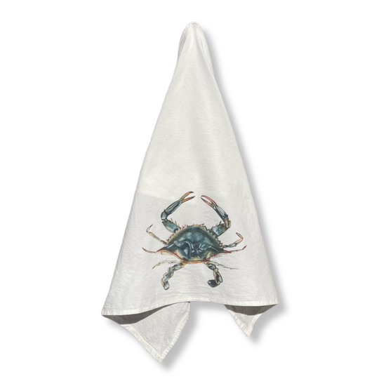Flour Sack Towel - Crab