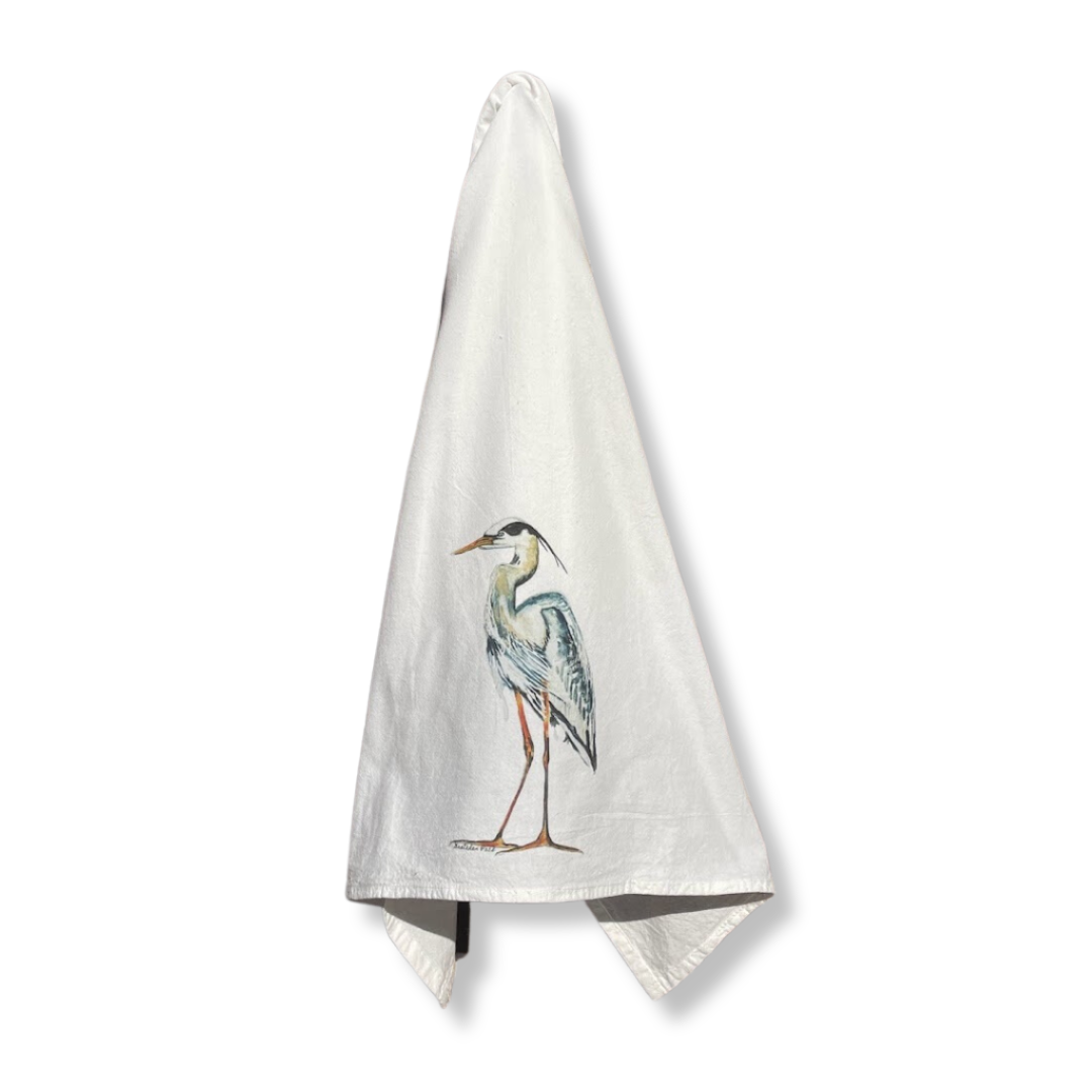 Flour Sack Towel - Heron