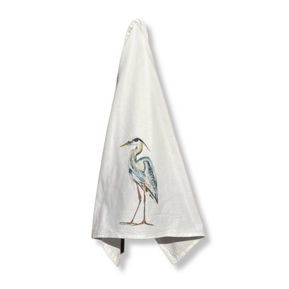 Flour Sack Towel - Heron