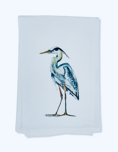 Flour Sack Towel - Heron