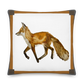 Throw Pillow - Fox with frame