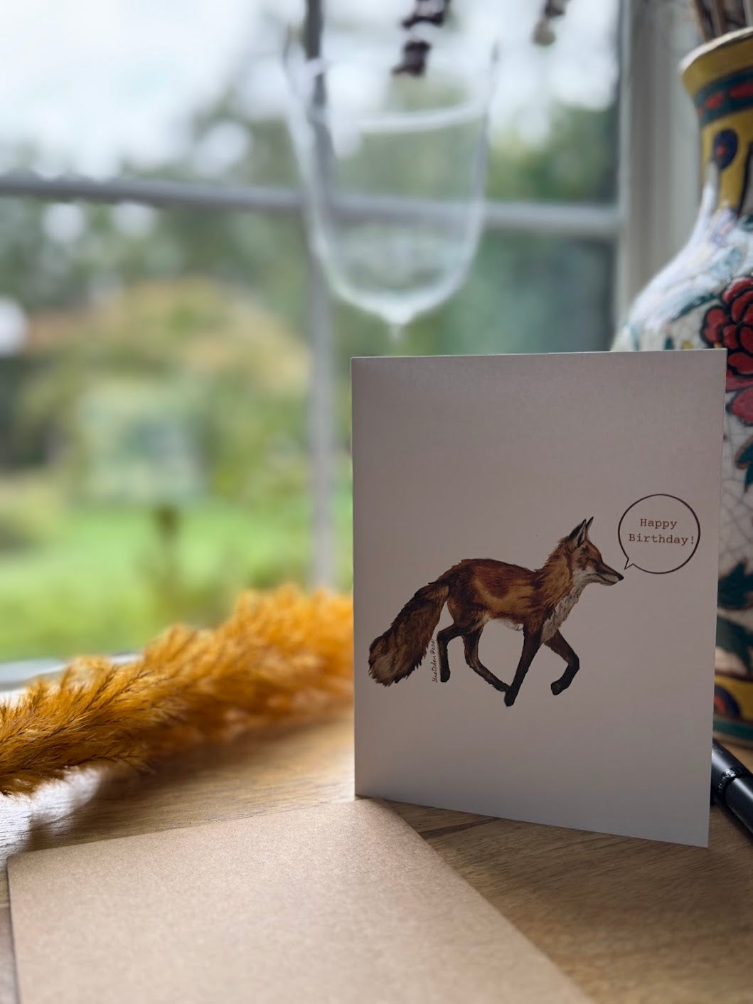 Greeting Card - Fox Happy Birthday