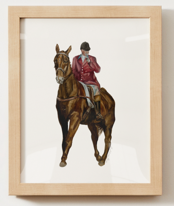 Poster - Huntsman on White