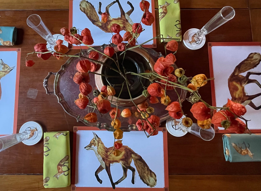 Paper Placemats - Fox