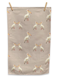 Kitchen Towel - Pelican on Gray Linen Cotton