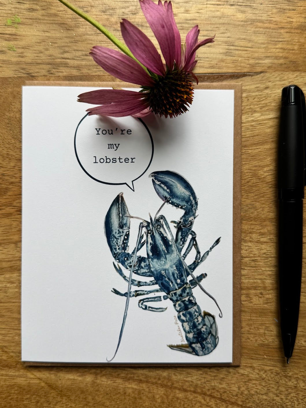 Greeting Card - Lobster You&