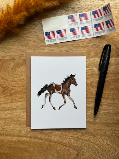 Greeting Card - Pony