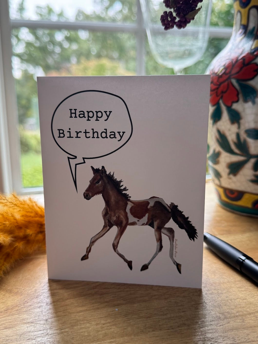 Greeting Card - Pony Happy Birthday