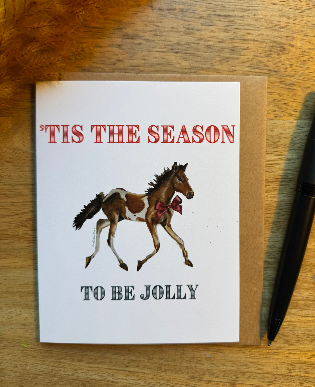 Greeting Card - Pony Tis the Season