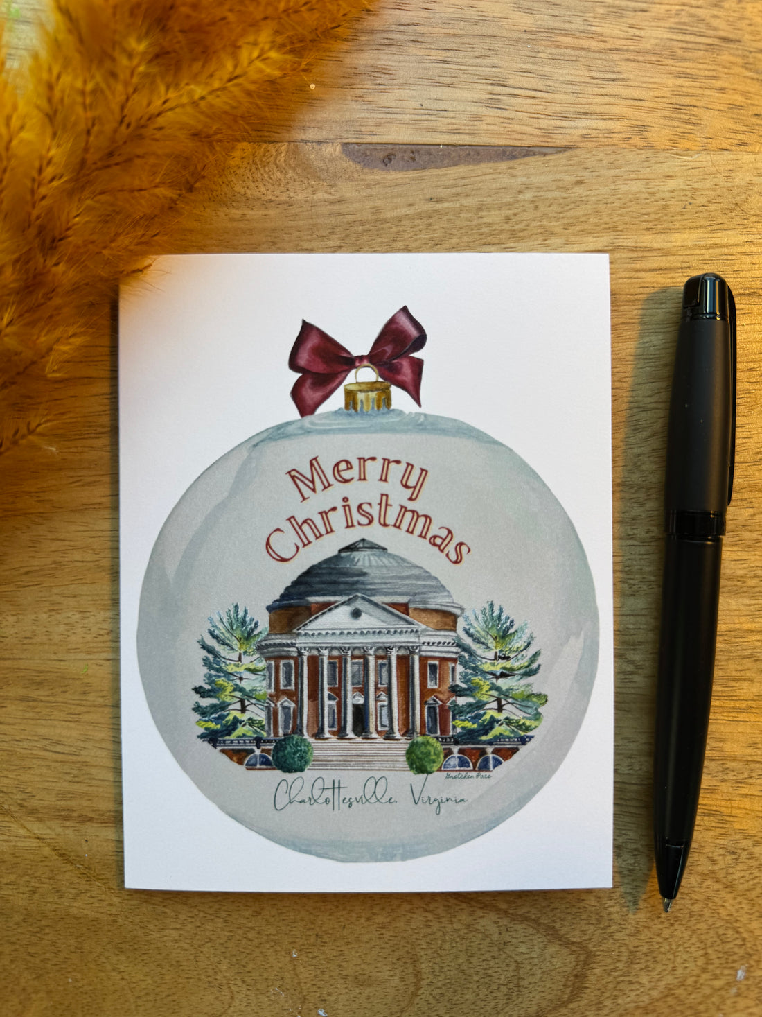 Greeting Card - Rotunda Merry Christmas