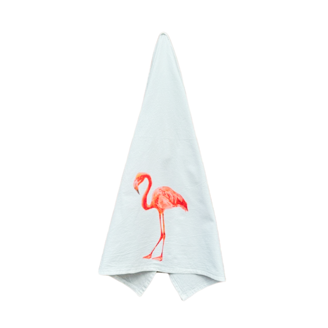 Flour Sack Towel - Flamingo