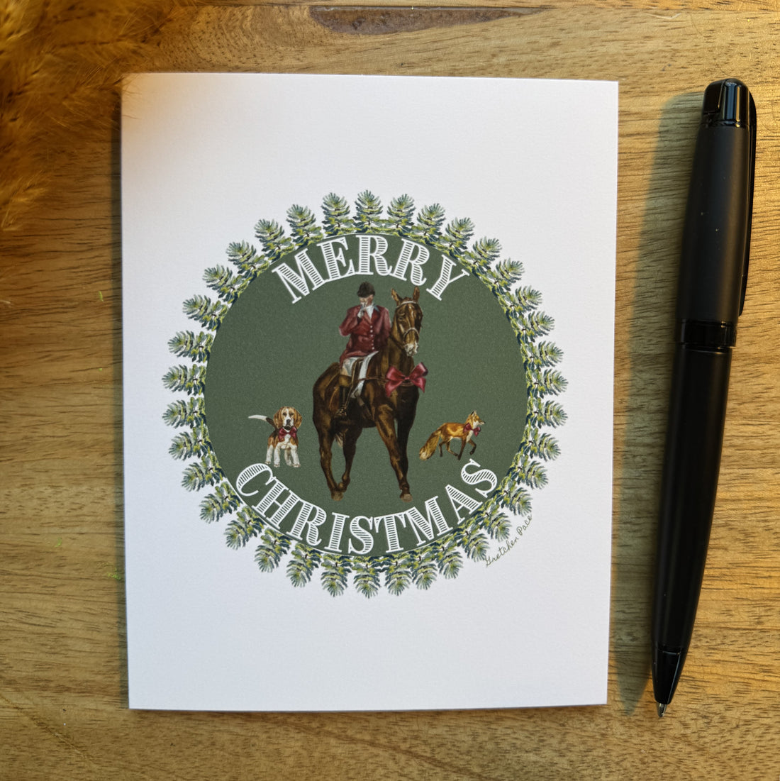Greeting Card - The Hunt Merry Christmas