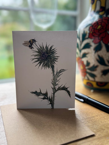 Greeting Card - Thistle
