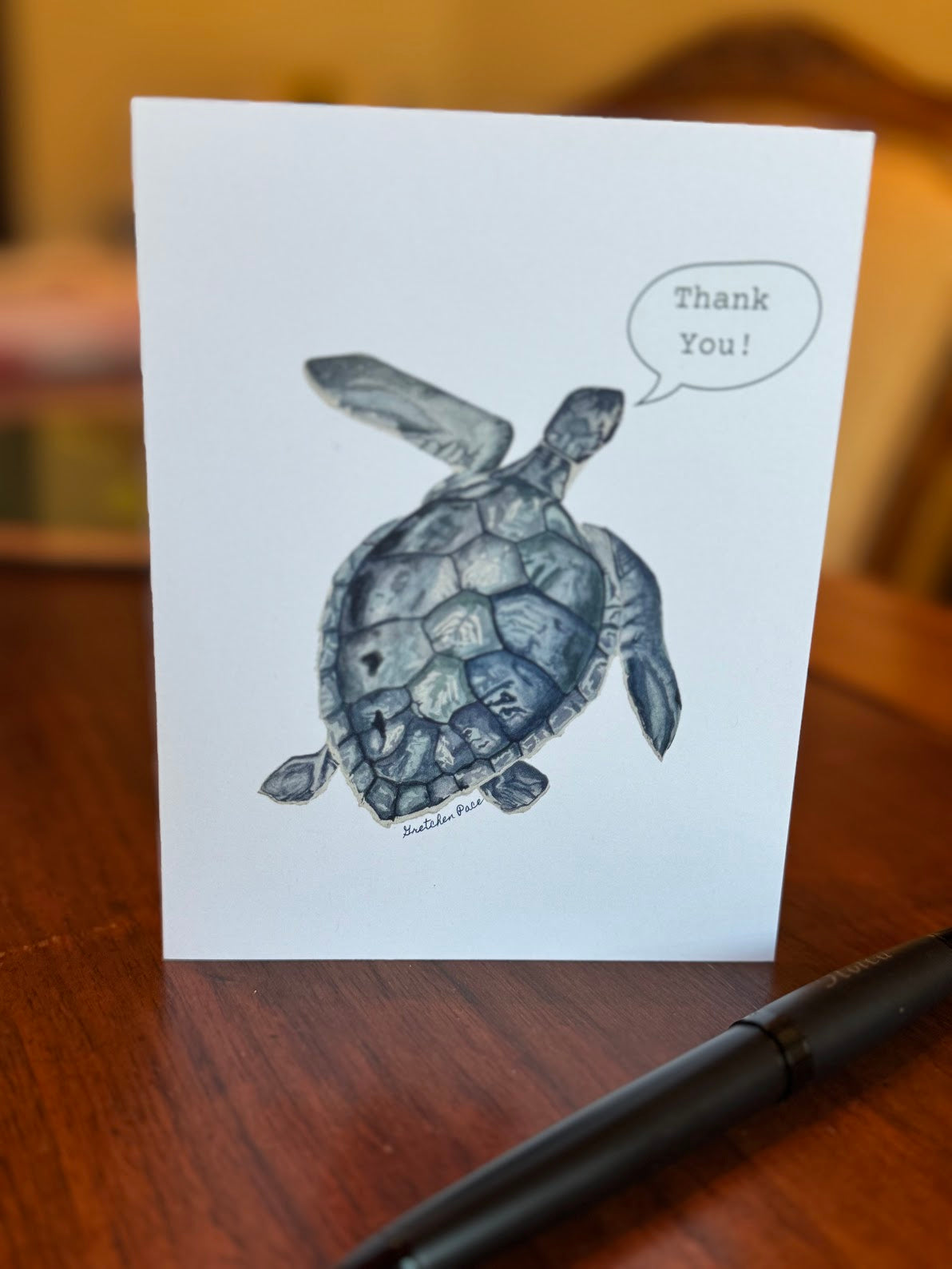 Greeting Card - Turtle Thank You