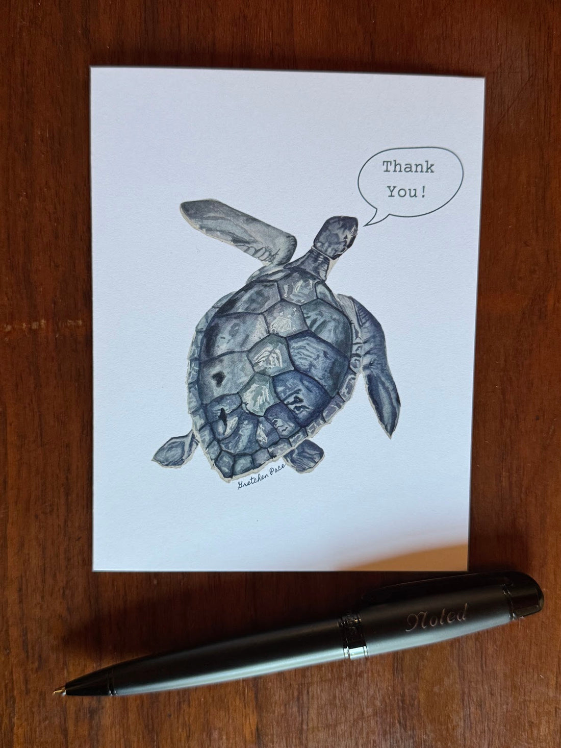 Greeting Card - Turtle Thank You