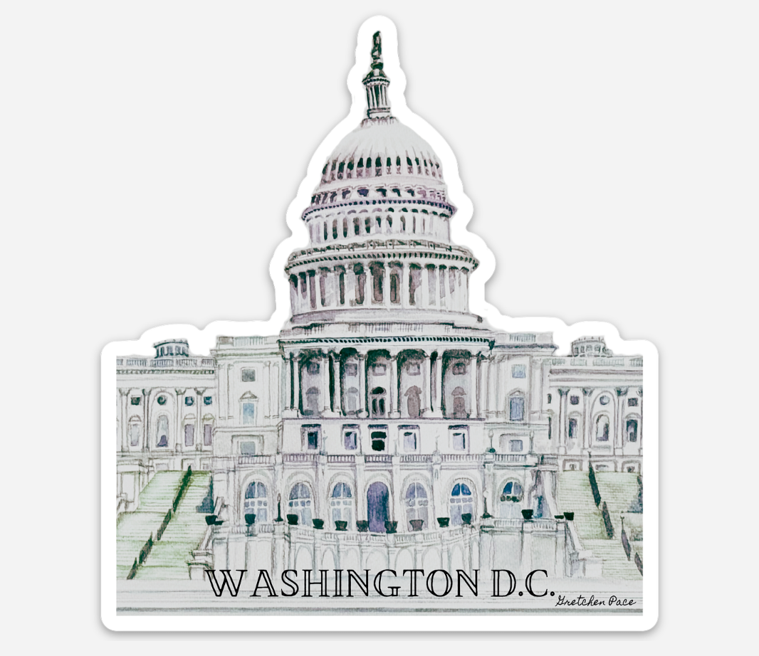 Vinyl sticker - US Capitol Building