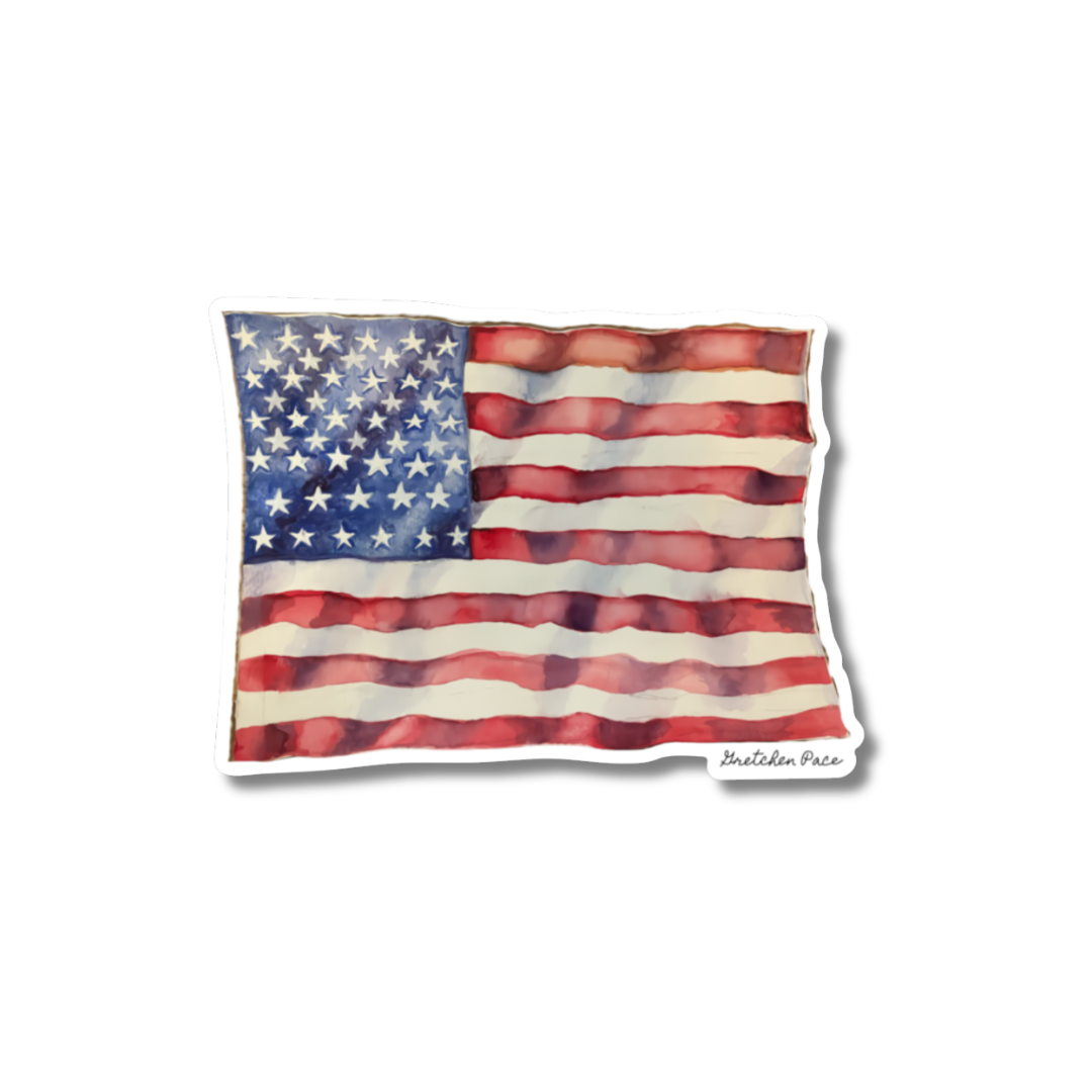 Vinyl sticker - American Flag