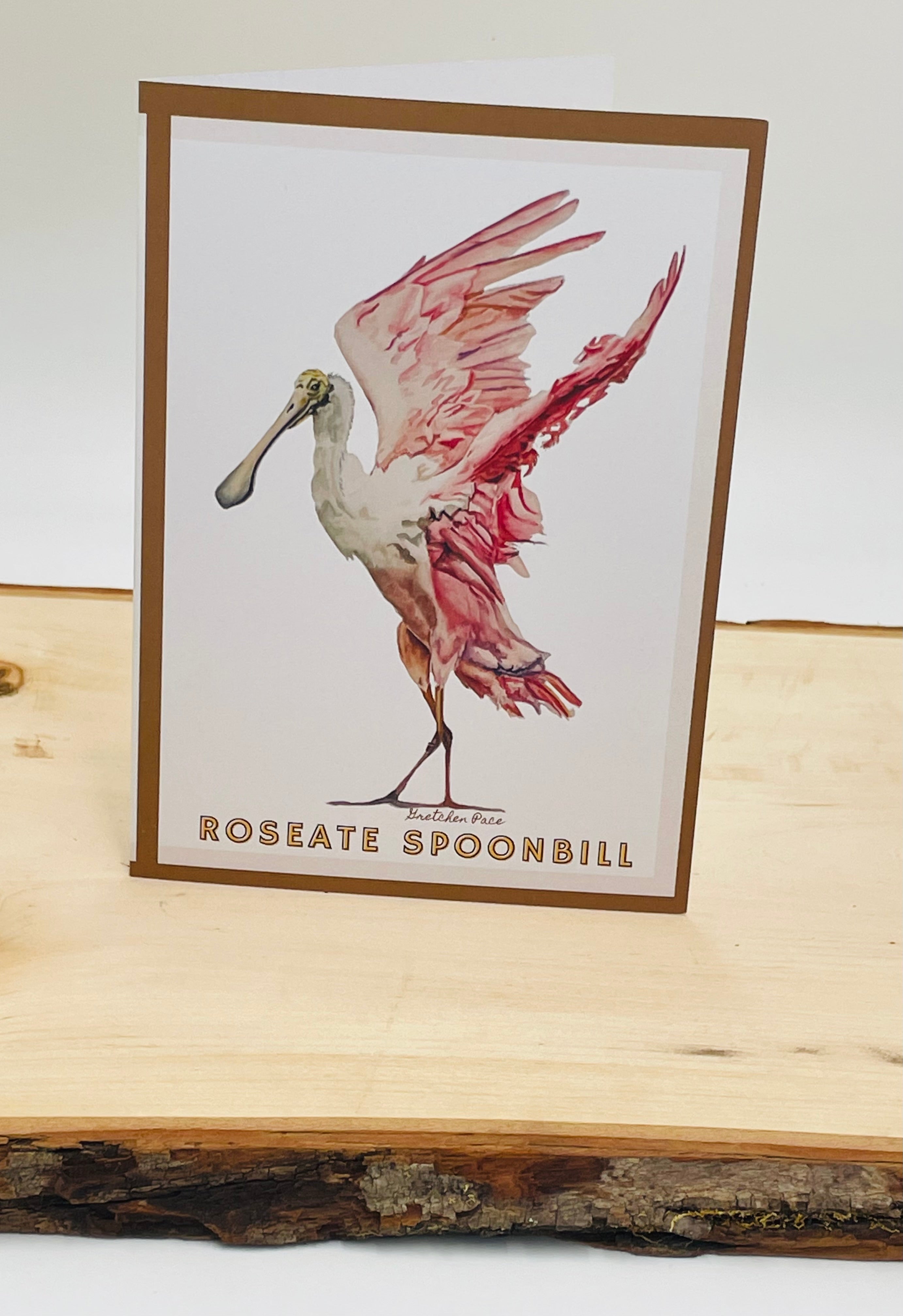 Greeting Card - Spoonbill