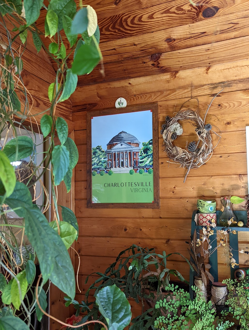 Poster - The UVA Rotunda on Orange