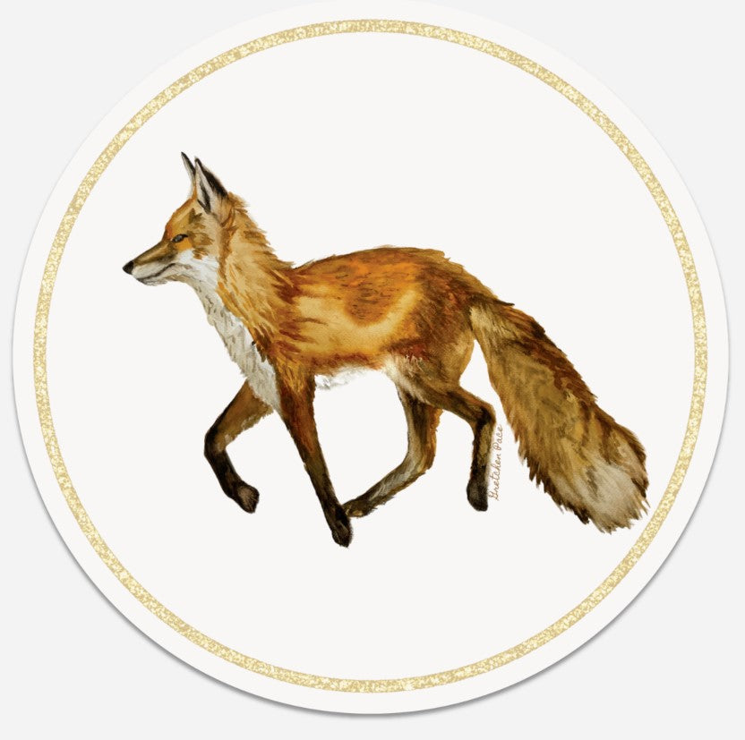 Paper Coaster Set - Fox